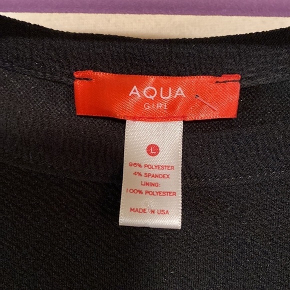 Aqua Black Dress Girls Size Large in Like New Condition - Picture 5 of 5